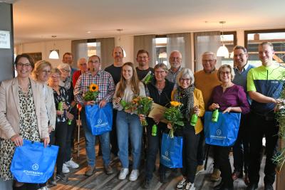 Gruppenfoto zur Preisverleihung Stadtradeln 2024